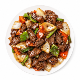 黑椒鹿肉