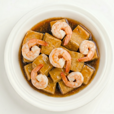 虾球豆腐 (1)