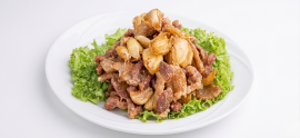 金蒜炸肉